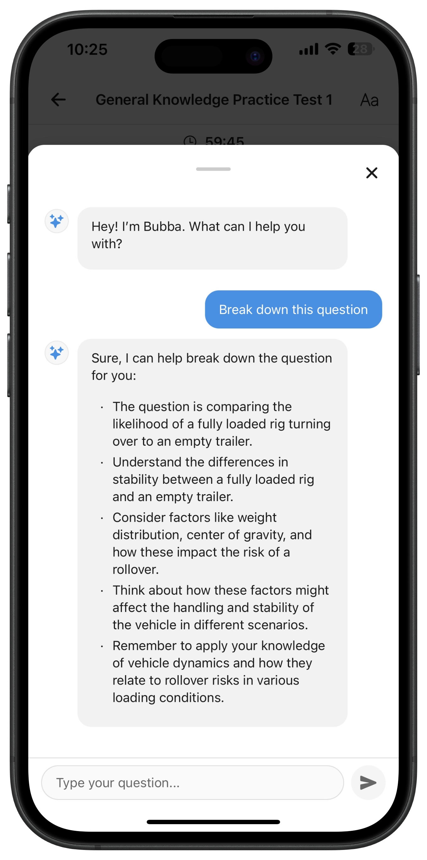 CDLPrep 2026 Review Screen